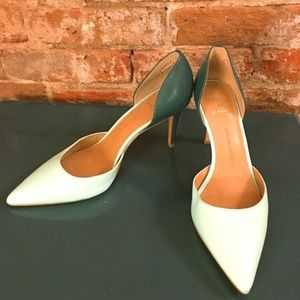 Banana Republic Aqua and Teal Heels